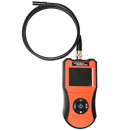 Vividia Video Borescope, ⌀ 8.5mm, 3.3ft Long, 2.7" LCD Monitor, Semi-Rigid VQ 20